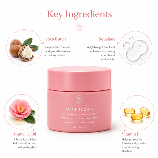 PURE BLOOM Velvet Bloom Cleansing Balm