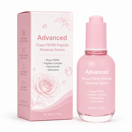 PDRN peptide renewal serum paper box packaging