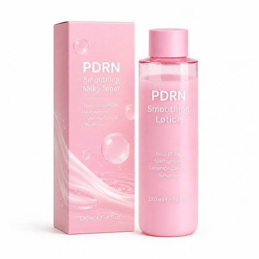 PDRN toner pads paper box packaging for private label skincare