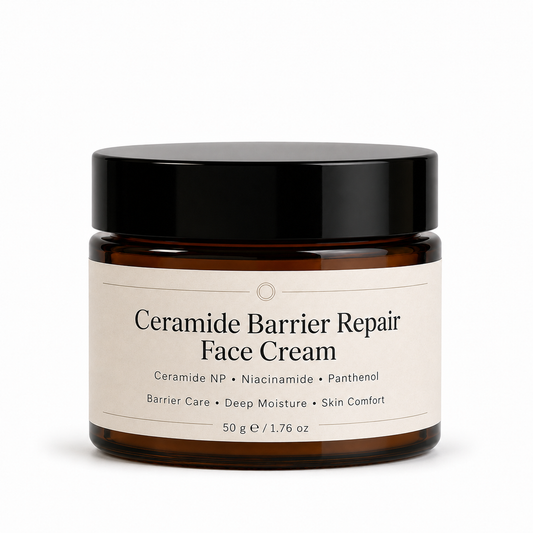 Private Label Ceramide Barrier Repair Face Cream Niacinamide Moisturizer