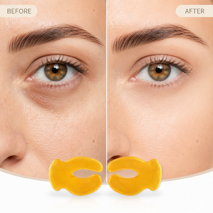 24K Gold Collagen Crystal Eye Mask – Private Label Cooling Hydrogel Eye Patch
