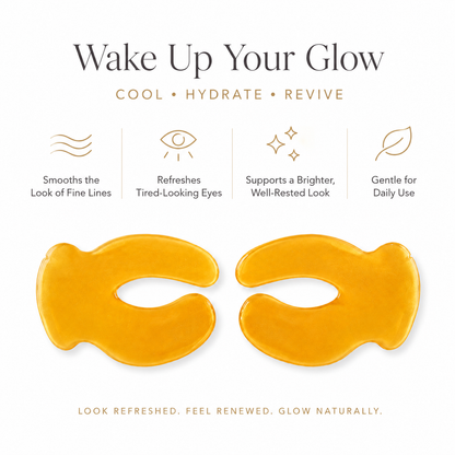 24K Gold Collagen Crystal Eye Mask – Private Label Cooling Hydrogel Eye Patch