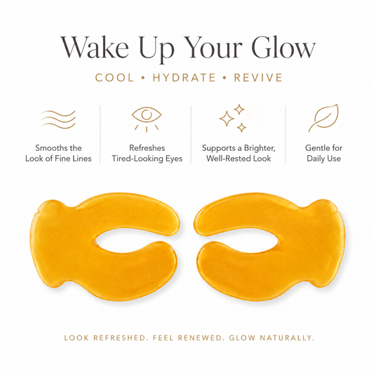 24K Gold Collagen Crystal Eye Mask – Private Label Cooling Hydrogel Eye Patch