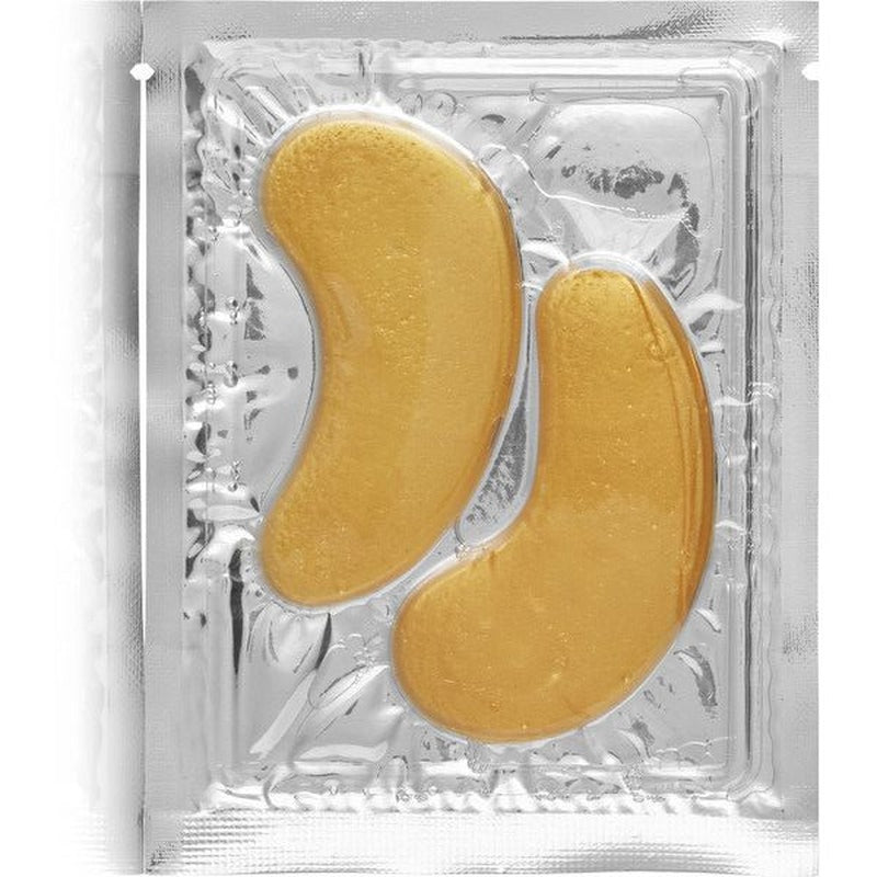 24K Gold Collagen Under Eye Patch sachet packaging for private label skincare
