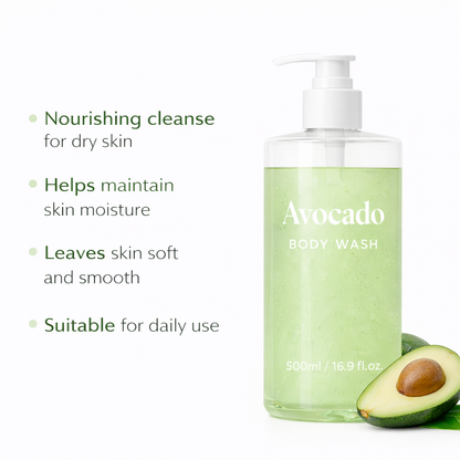 Avocado Nourishing Body Wash for Soft & Smooth Skin