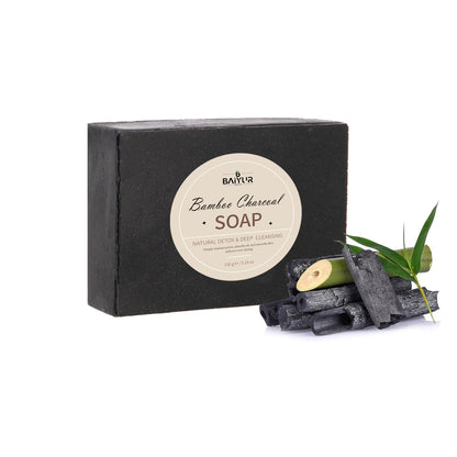 Bamboo Charcoal Soap – Deep Cleansing, Detox & Oil Control