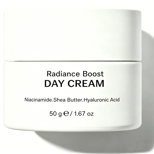 Radiance Boost Day Cream – Brightening Moisturizer with Niacinamide & Antioxidants