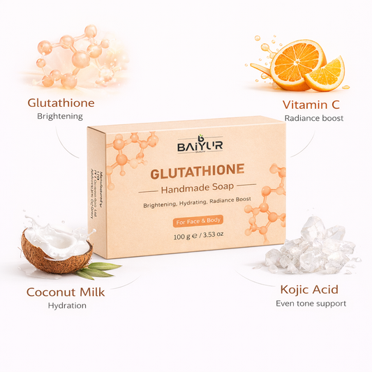 Glutathione Brightening Soap for Radiant & Even Skin Tone