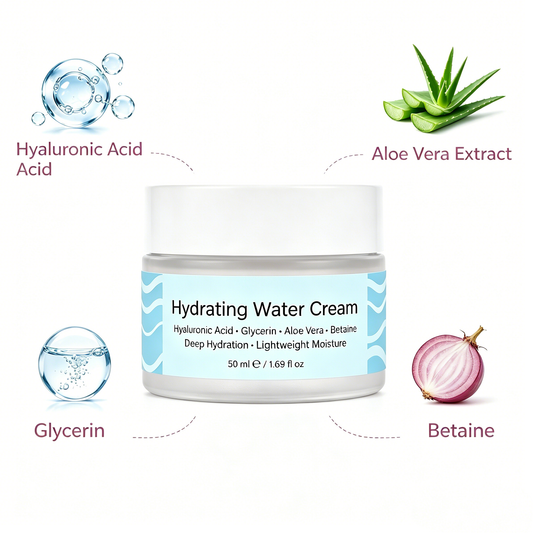 Hydrating Water Cream – Lightweight Hyaluronic Acid Moisturizer for Deep Hydration