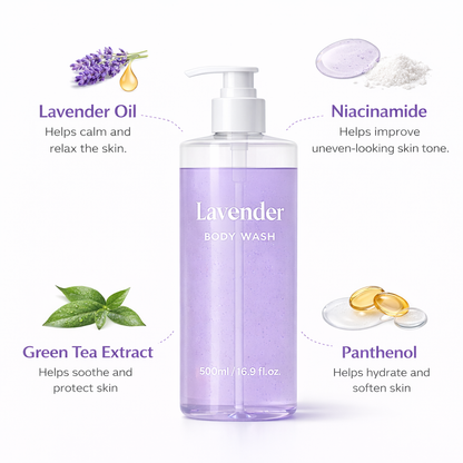 Lavender Soothing Body Wash for Relaxing & Gentle Care