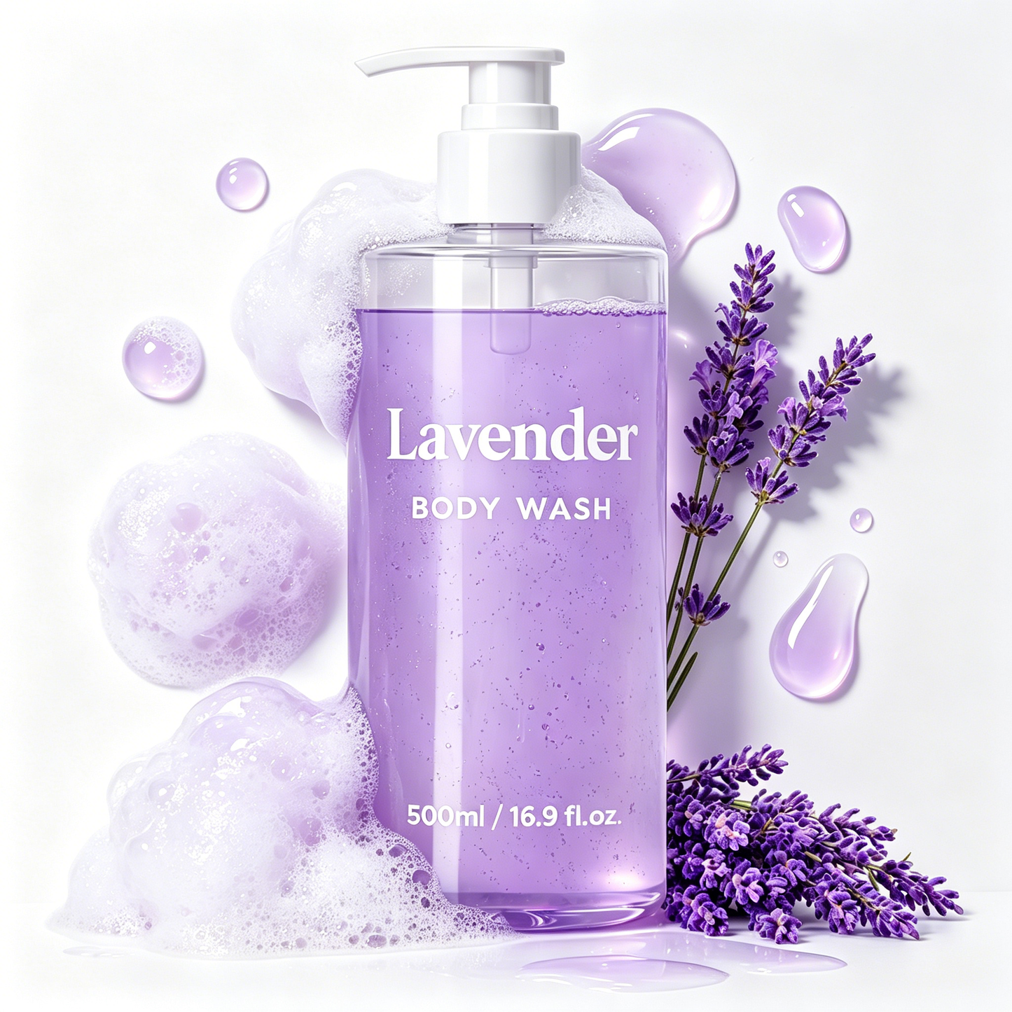 Lavender Soothing Body Wash for Relaxing & Gentle Care
