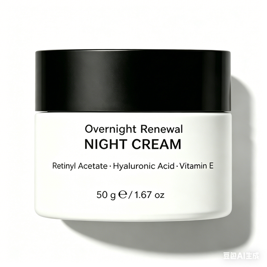 Overnight Renewal Night Cream – Retinol Moisturizer for Anti-Aging & Skin Renewal