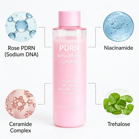 PDRN Smoothing Lotion – Hydrating & Brightening Lotion for Smooth Skin Tone