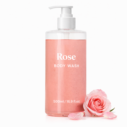 Rose Body Wash with Niacinamide for Soft & Radiant Skin