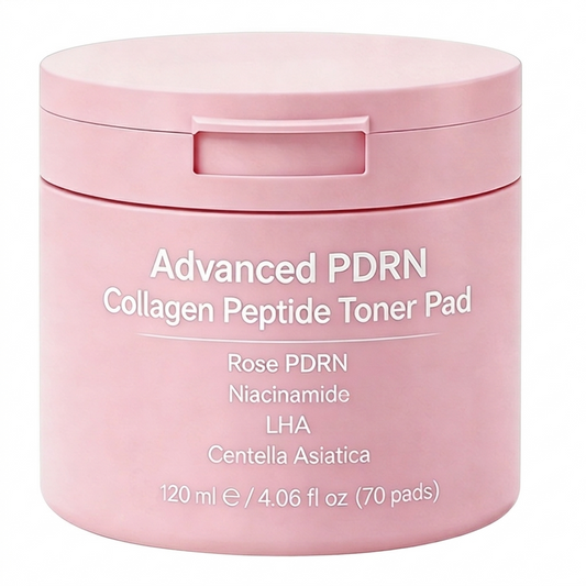 Advanced PDRN Collagen Peptide Toner Pads – Pore Refining & Gentle Exfoliating Pads