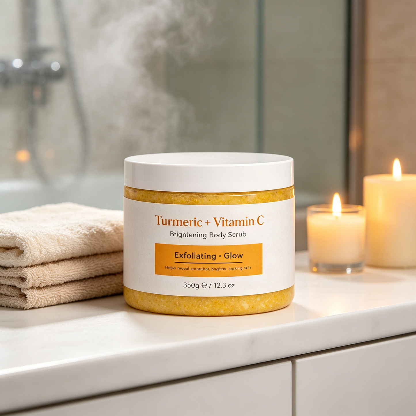 Turmeric + Vitamin C Brightening Body Scrub
