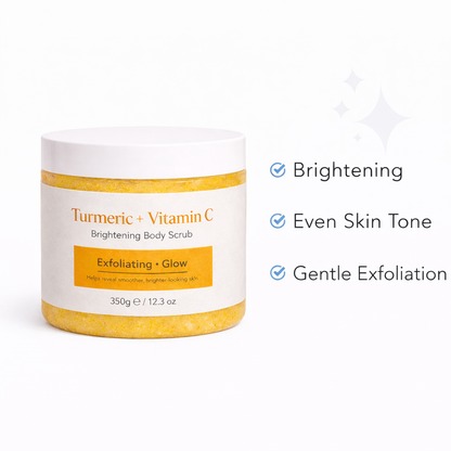 Turmeric + Vitamin C Brightening Body Scrub