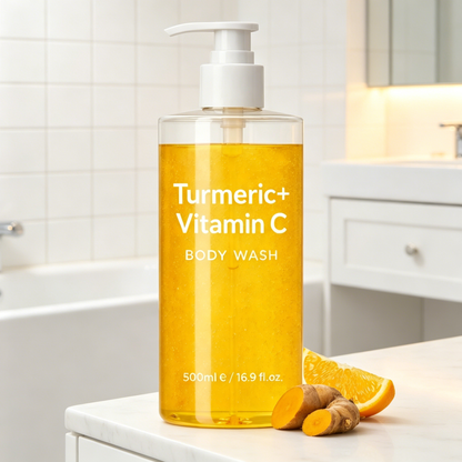 Turmeric Body Wash with Vitamin C for Bright & Even-Looking Skin