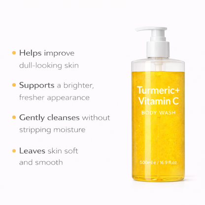 Turmeric Body Wash with Vitamin C for Bright & Even-Looking Skin