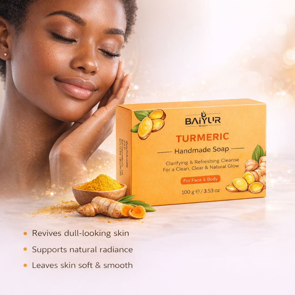 Private Label Turmeric Handmade Soap for Glow and Even Looking Skin