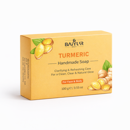 Private Label Turmeric Handmade Soap for Glow and Even Looking Skin