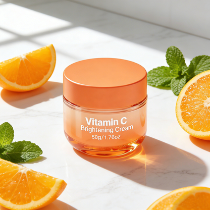 Vitamin C Brightening & Moisturizing Cream – Hydrating Face Cream for Radiance & Dark Spot Care