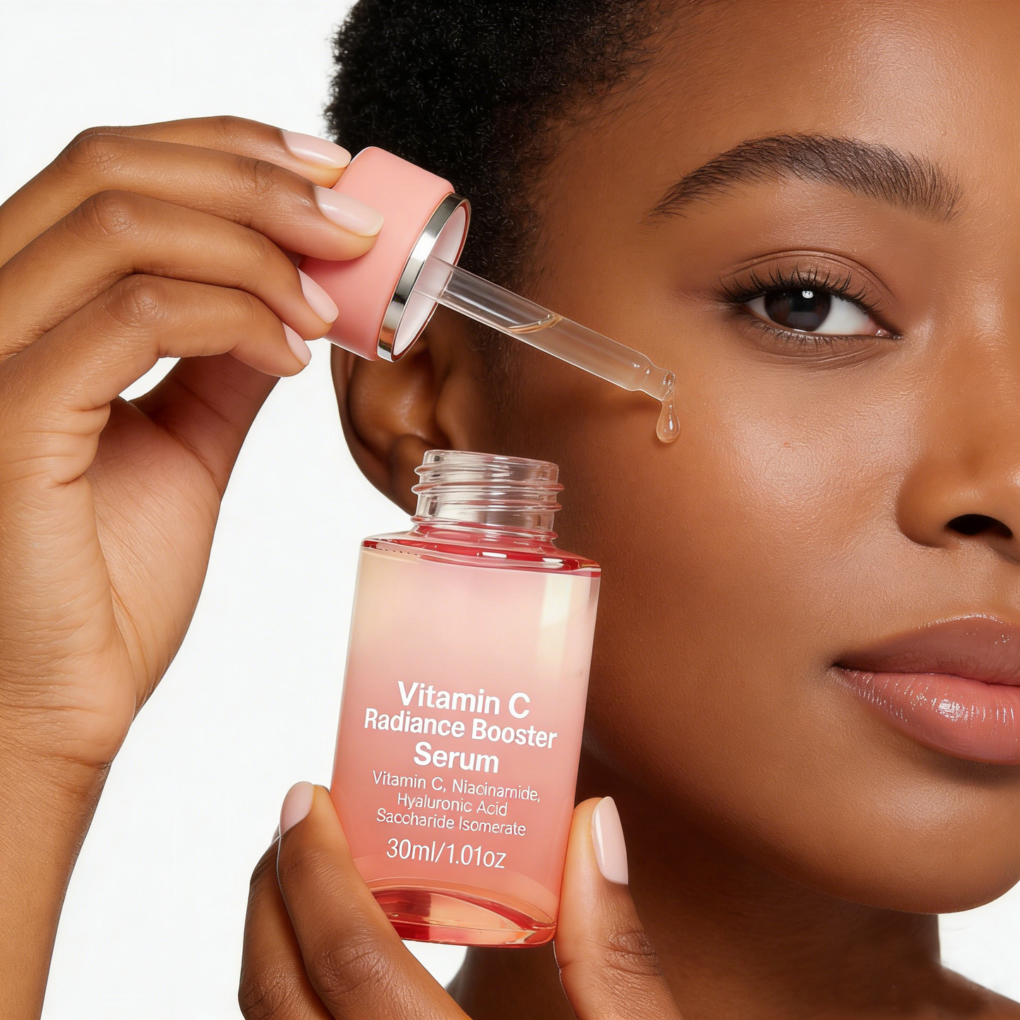 Private Label Vitamin C Brightening Serum with Niacinamide & Hyaluronic Acid