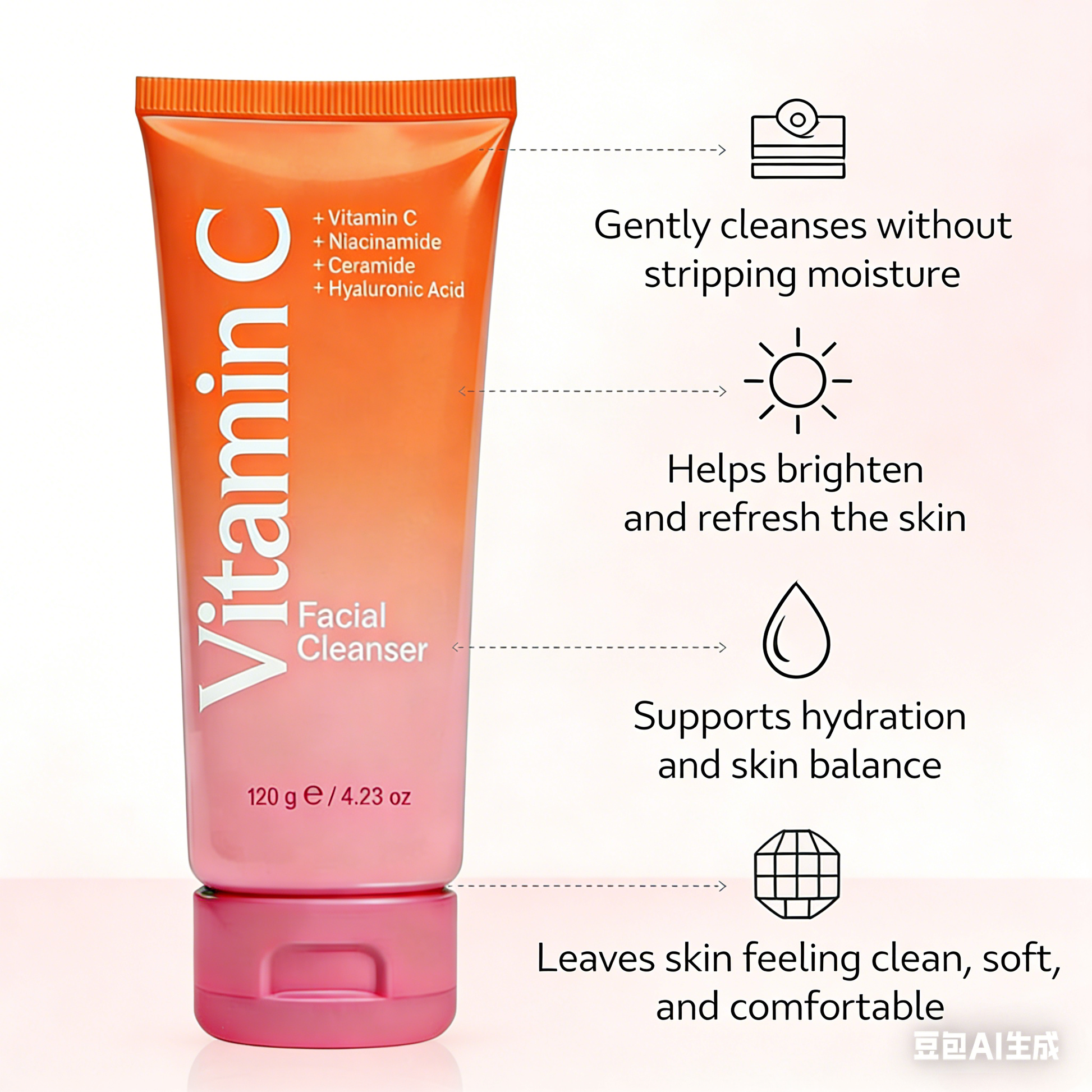 Vitamin C cleanser benefits for clean fresh and radiant looking skin