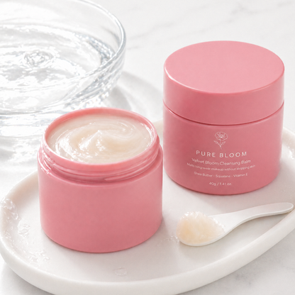 Rich cleansing balm texture for balm-to-oil makeup remover