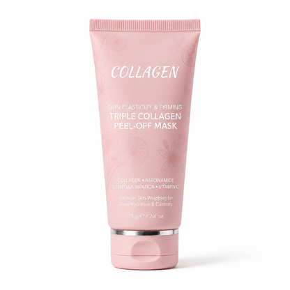 Private label collagen peel-off mask packaging for pore cleansing facial care