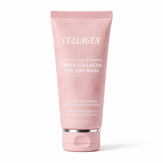 Private label collagen peel-off mask packaging for pore cleansing facial care