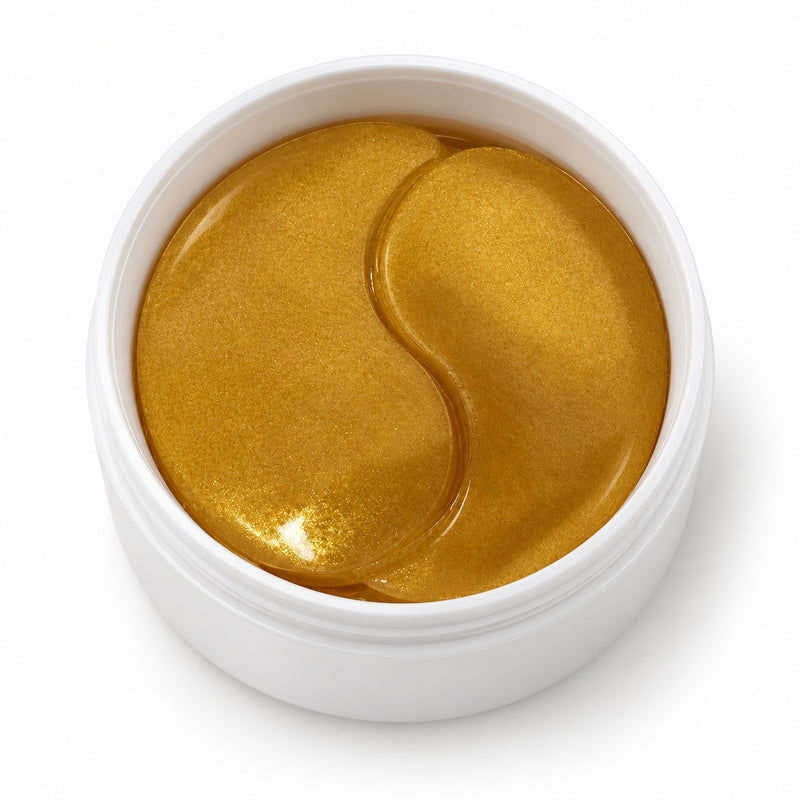 Private Label Gold Diamond Collagen Hydrogel Eye Patches – 60 Pieces Jar