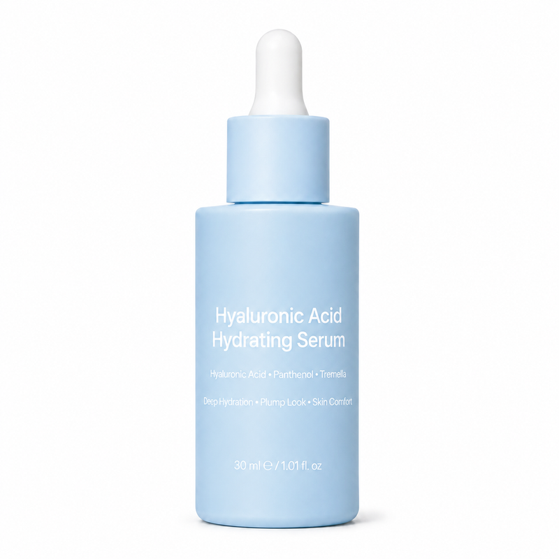 Private Label Hyaluronic Acid Hydrating Serum for Deep Moisture & Plump Skin