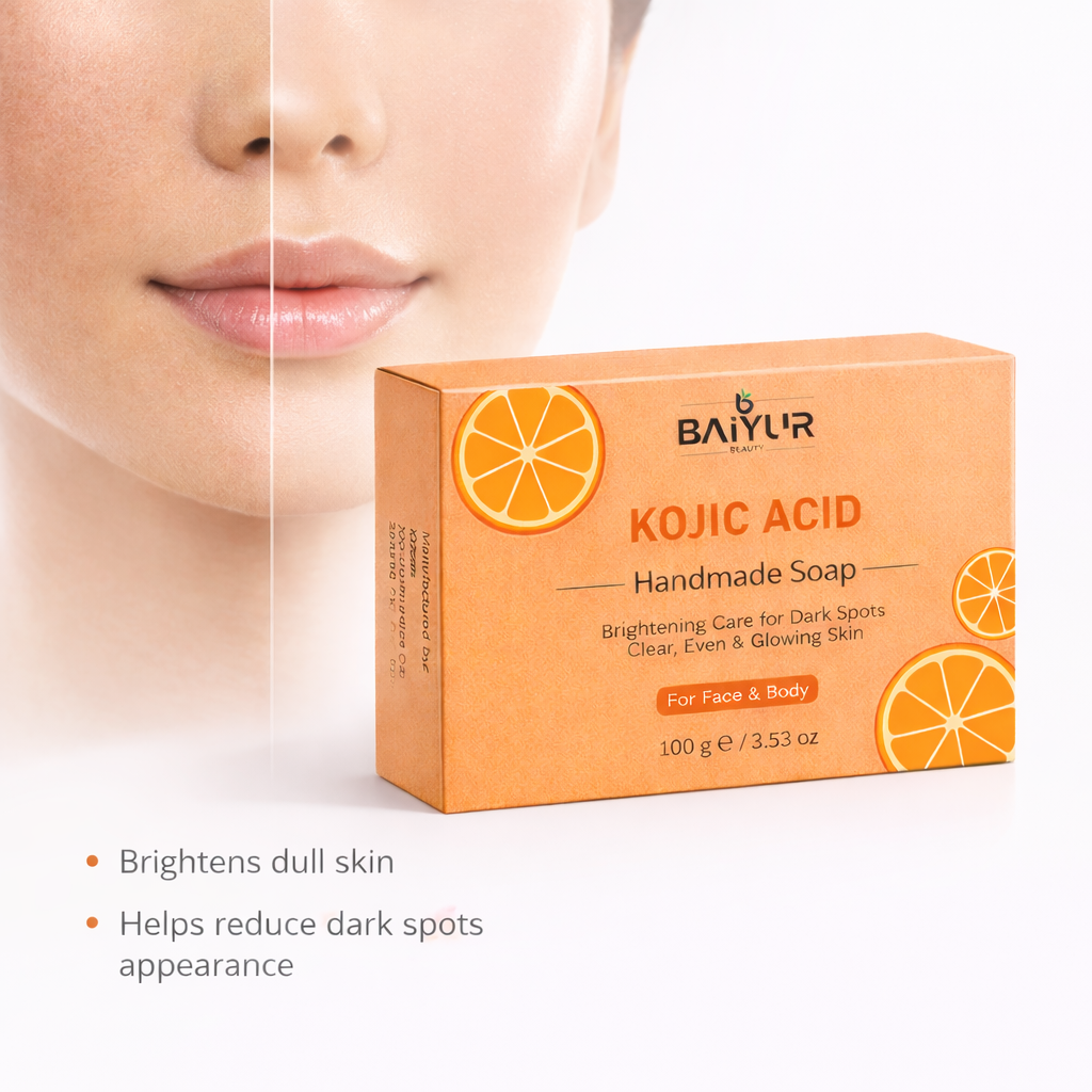 Kojic acid handmade soap benefits for radiance and even looking skin