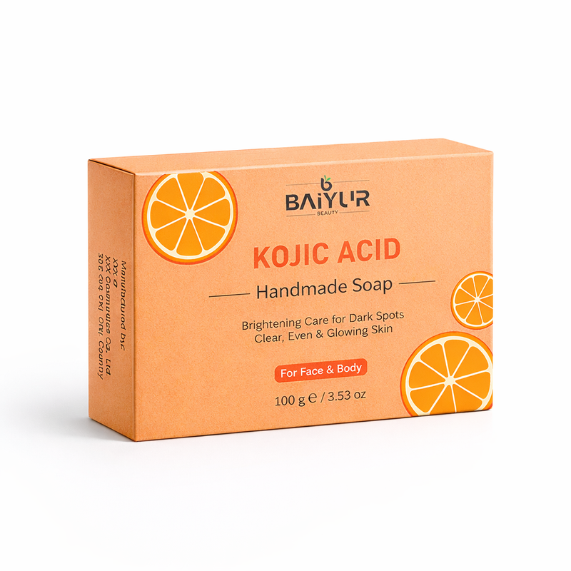 Private Label Kojic Acid Handmade Soap for Uneven Looking Skin Tone