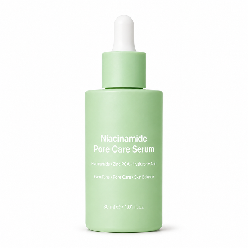Private Label Niacinamide Pore Care Serum for Brightening & Skin Balance