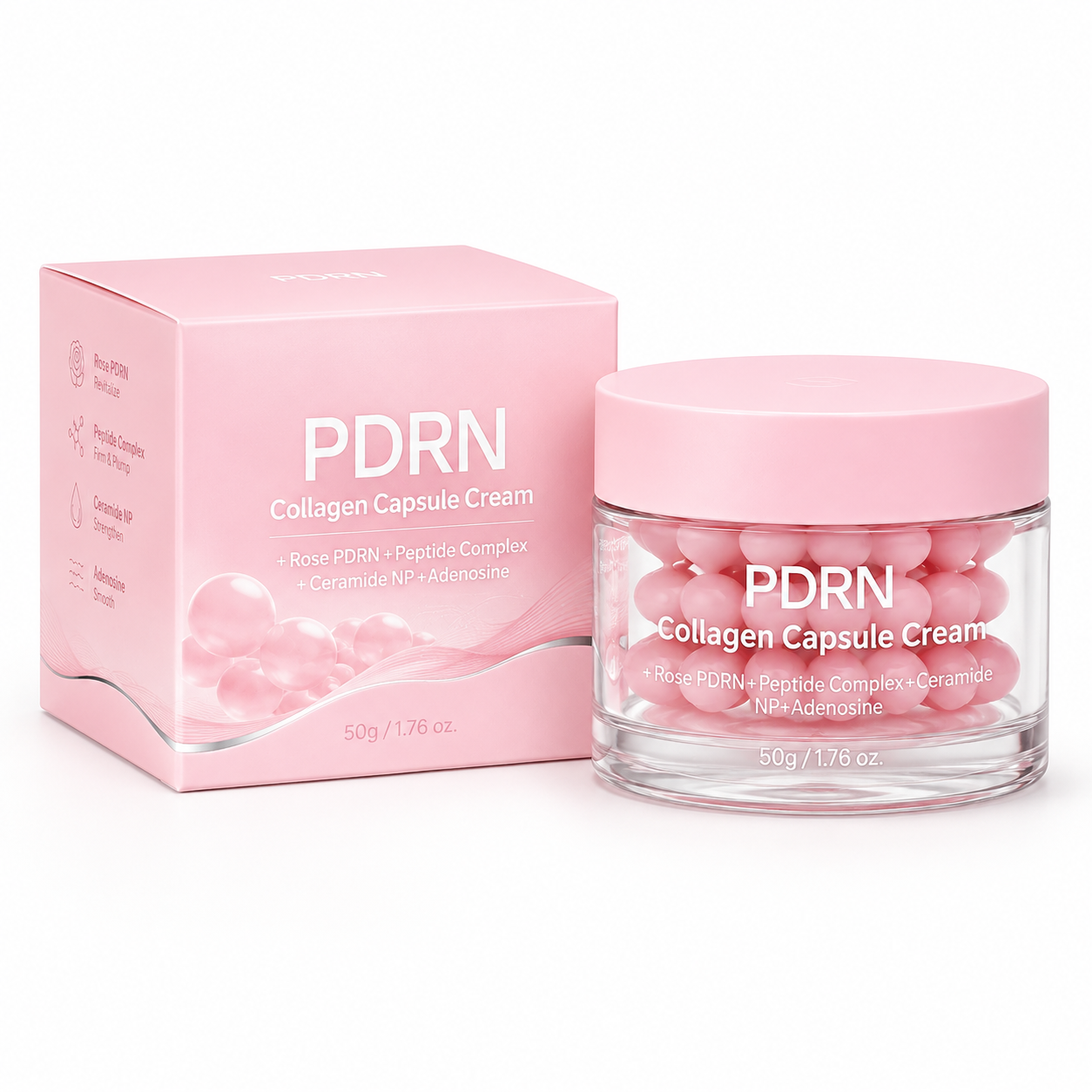 PDRN collagen capsule cream for private label skincare brands