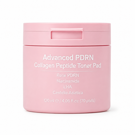 PDRN collagen peptide toner pads for private label skincare brands