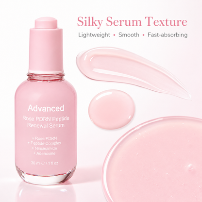 PDRN peptide serum lightweight texture for facial skincare