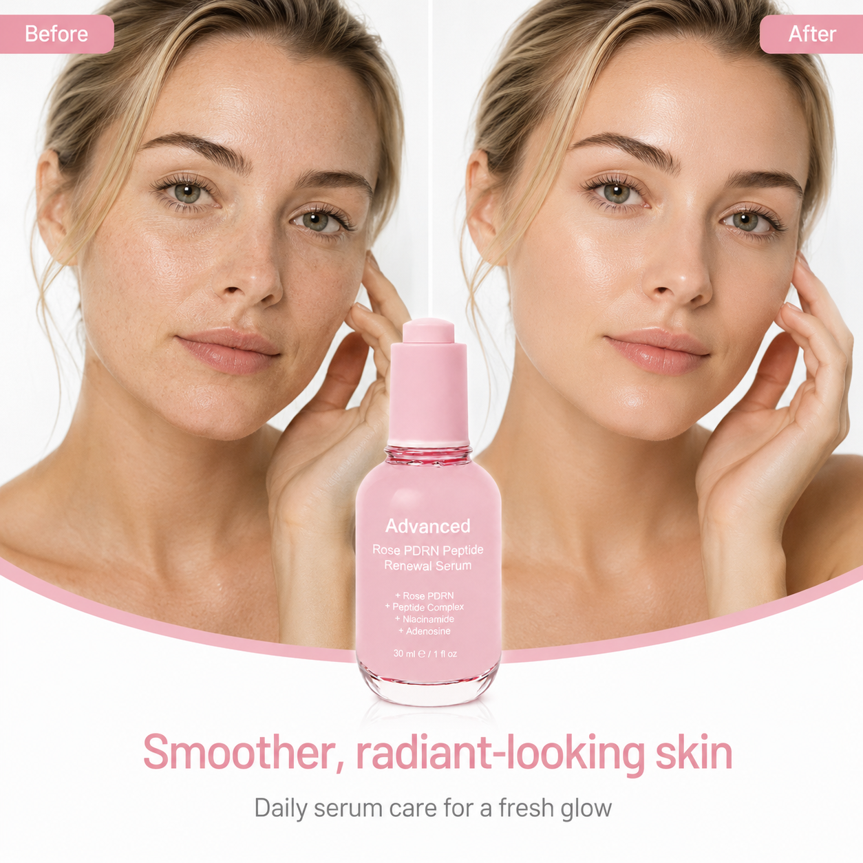 PDRN serum used in daily firming skincare routine