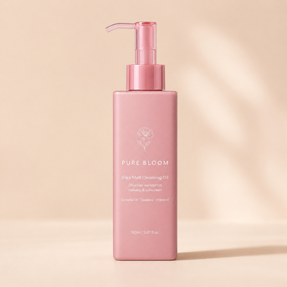 Private label cleansing oil bottle 