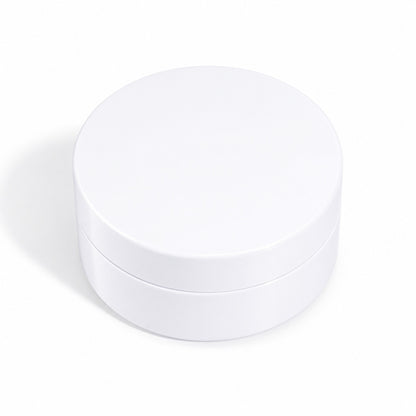 Customizable white cosmetic jar for private label hydrogel under eye patches