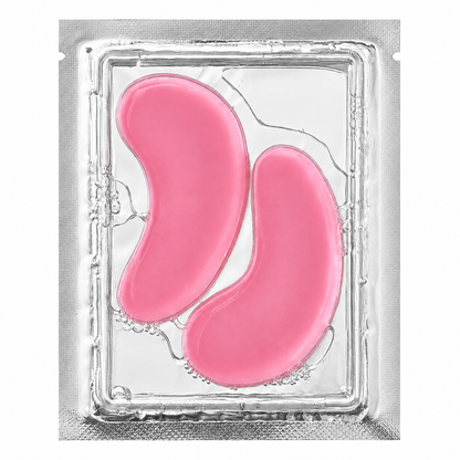 Custom packaging options for private label rose gold hydrogel eye masks