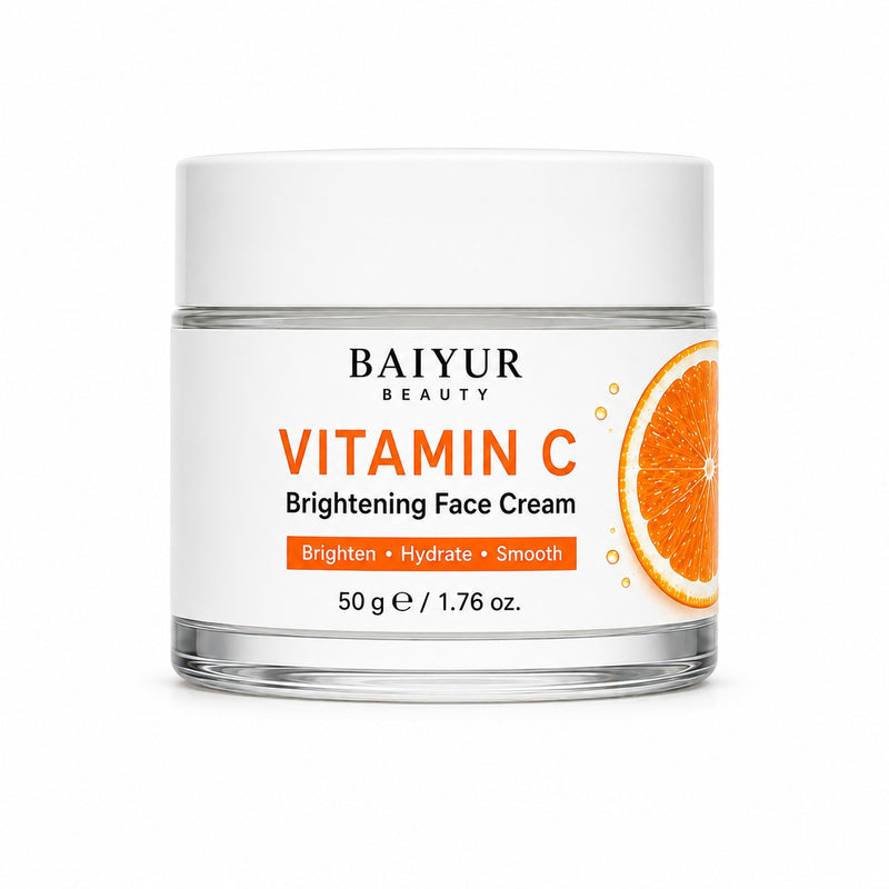 Private Label Vitamin C Brightening Face Cream for Radiance & Even-Looking Skin
