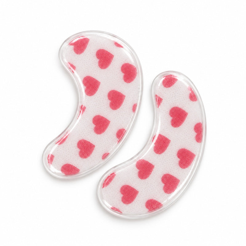 Private Label Custom Printed Nonwoven Hydrogel Eye Patches – Sweet Heart Design