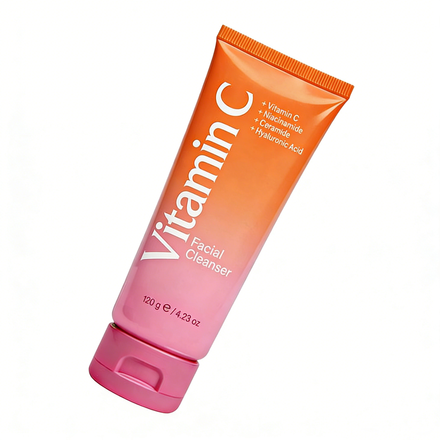 Vitamin C brightening facial cleanser for private label skincare brands