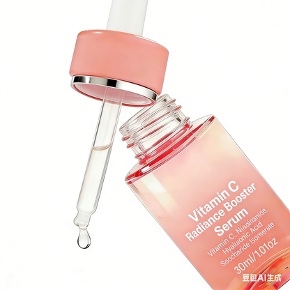 Vitamin C serum light yellow water-like texture