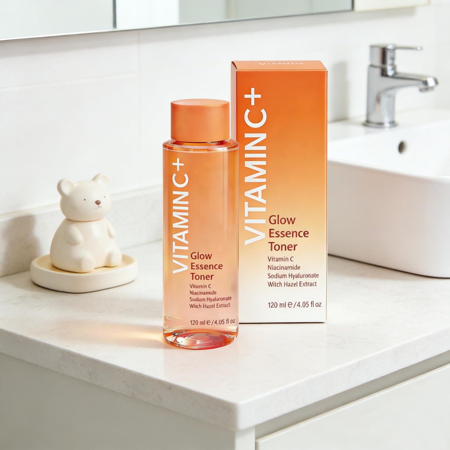 Brightening toner for dull looking skin and daily facial care